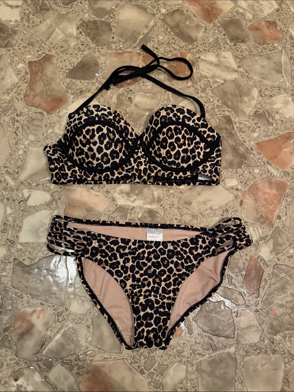 Cheetah Print Bikini Set